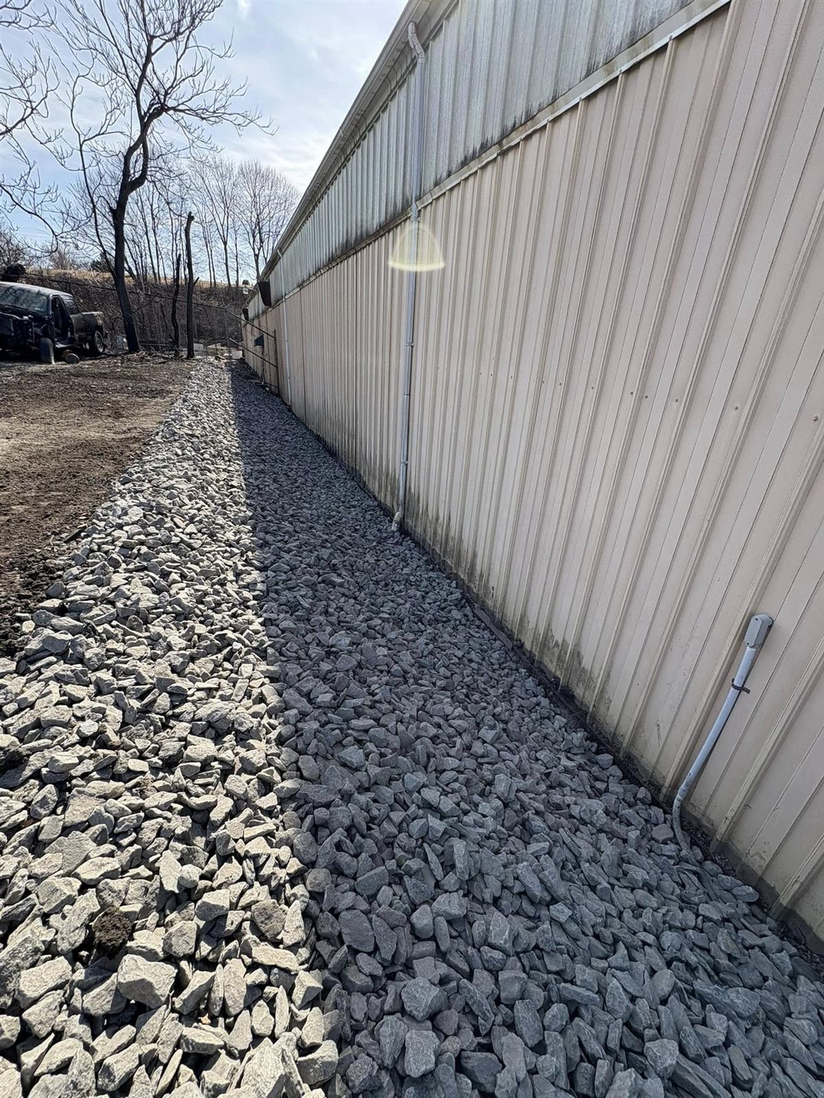 Gravel Installation After